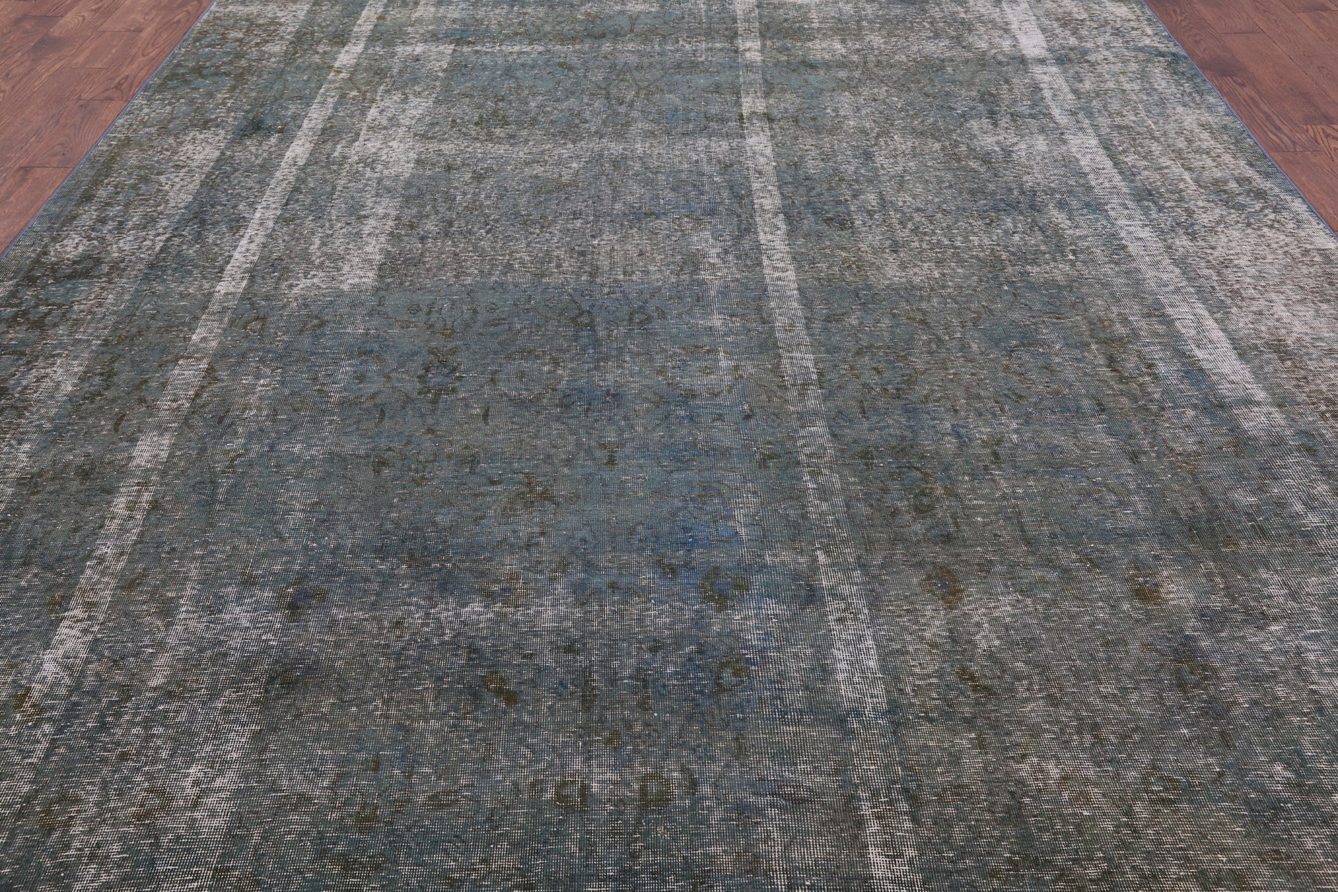 Persian Overdyed Hand Knotted Wool Rug - 9' 2" X 12' 9" - Golden Nile