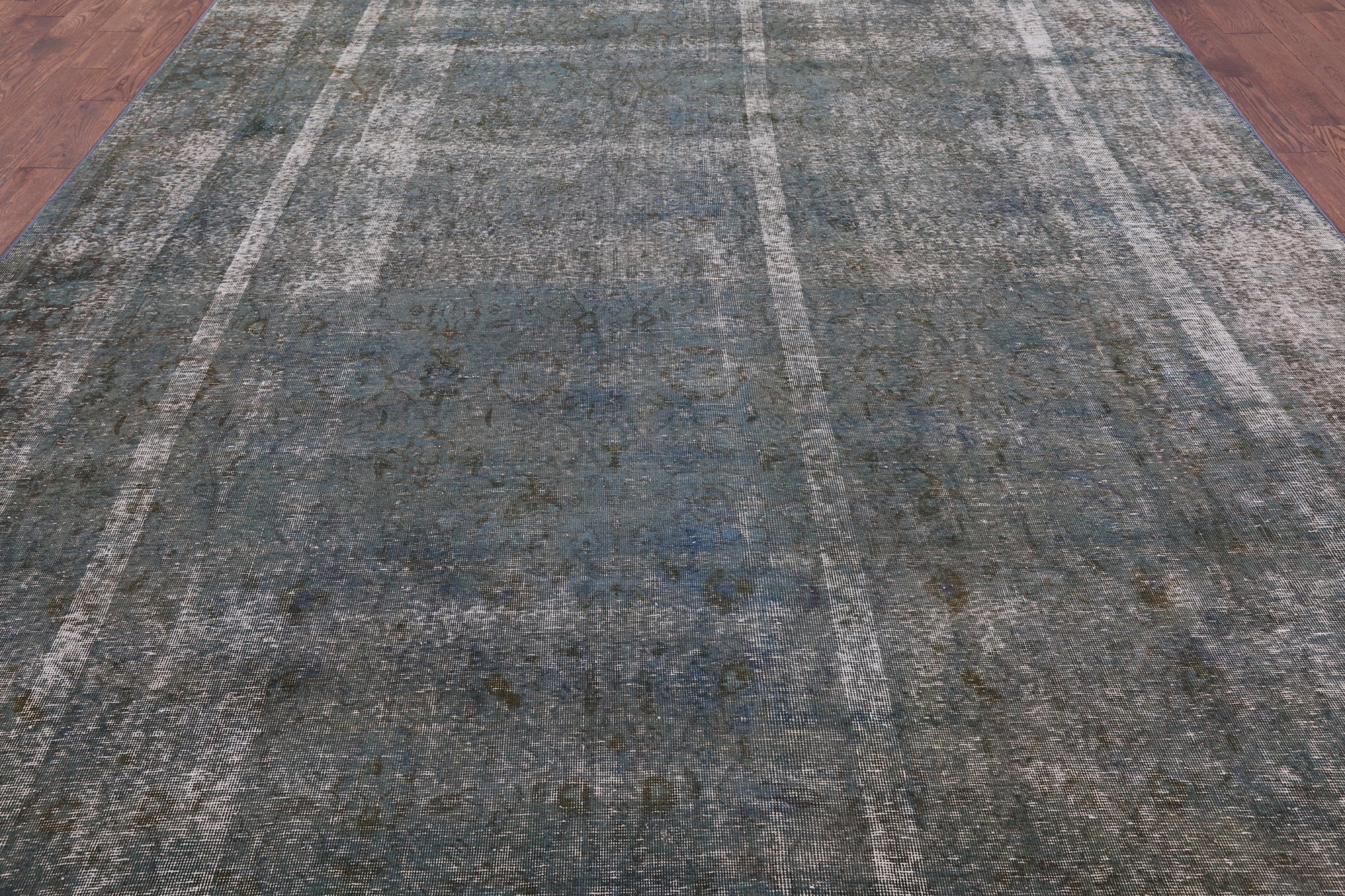 Persian Overdyed Hand Knotted Wool Rug - 9' 2" X 12' 9" - Golden Nile