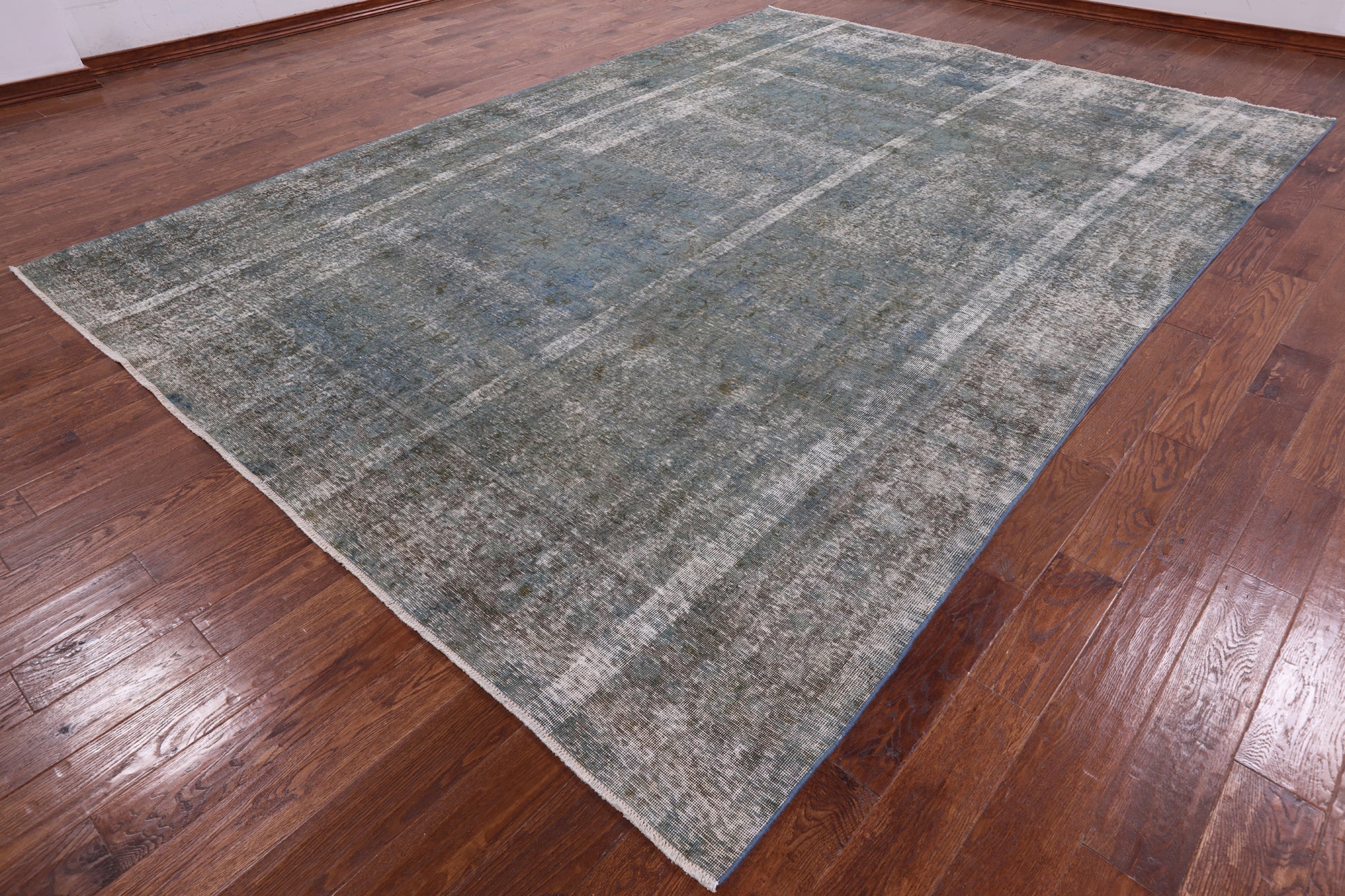 Persian Overdyed Hand Knotted Wool Rug - 9' 2" X 12' 9" - Golden Nile