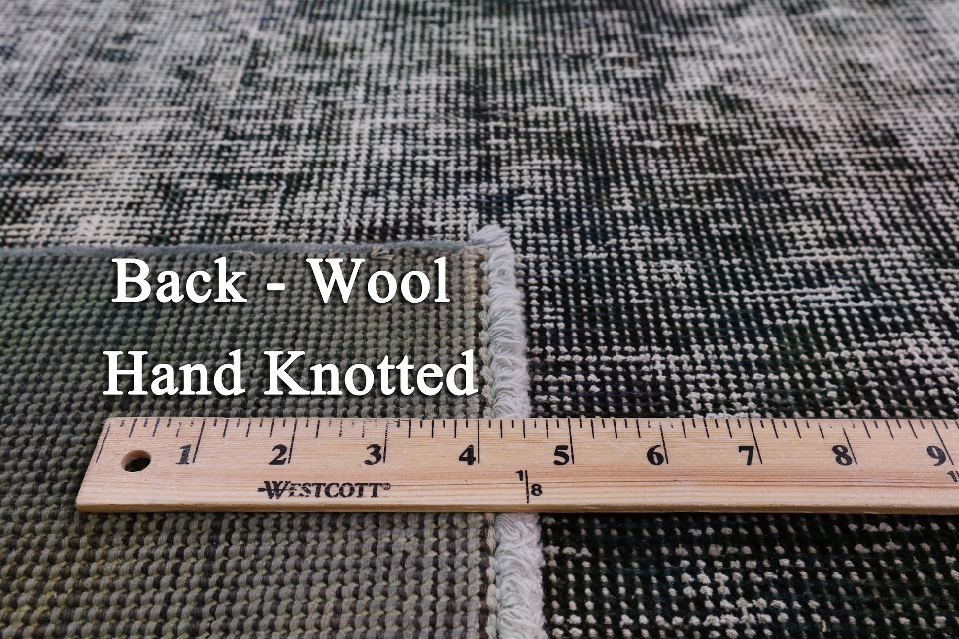 Persian Overdyed Hand Knotted Wool Rug - 9' 1" X 12' 5" - Golden Nile