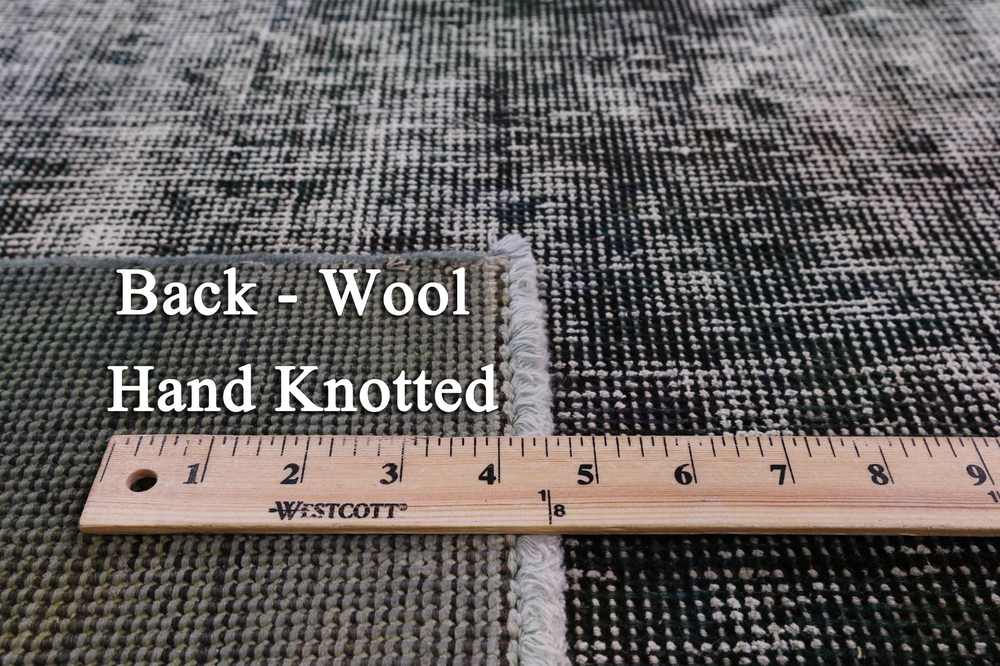 Persian Overdyed Hand Knotted Wool Rug - 9' 1" X 12' 5" - Golden Nile