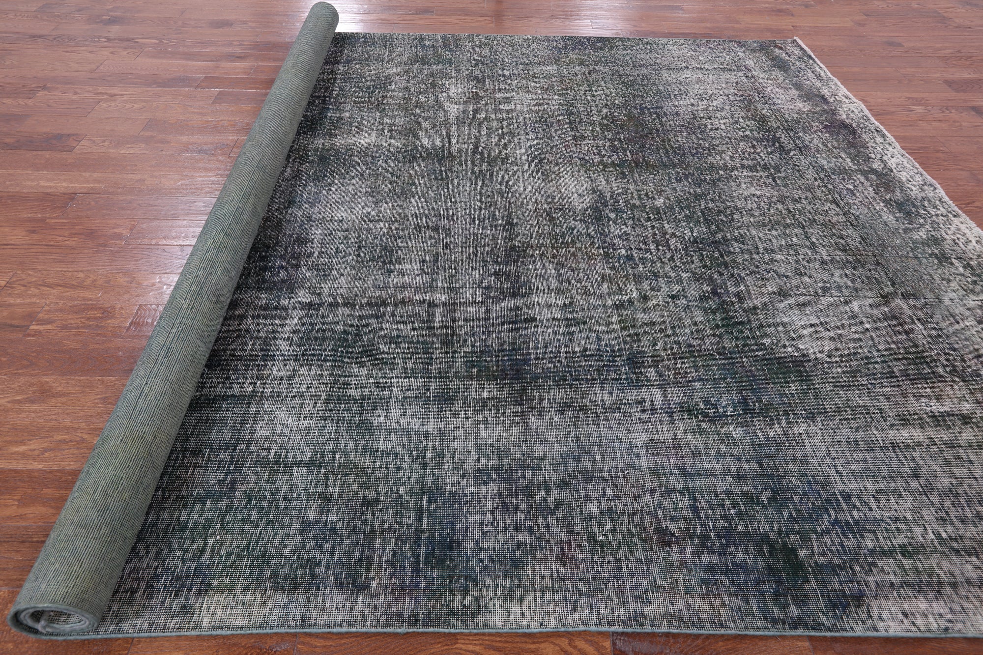 Persian Overdyed Hand Knotted Wool Rug - 9' 1" X 12' 5" - Golden Nile