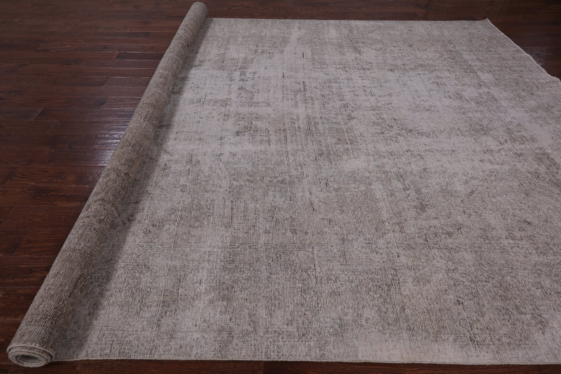 Persian Vintage White Wash Hand Knotted Wool Rug - 9' 4" X 12' 7" - Golden Nile