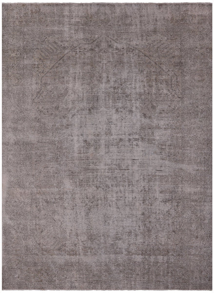 Persian Vintage White Wash Hand Knotted Wool Rug - 9' 4" X 12' 7" - Golden Nile