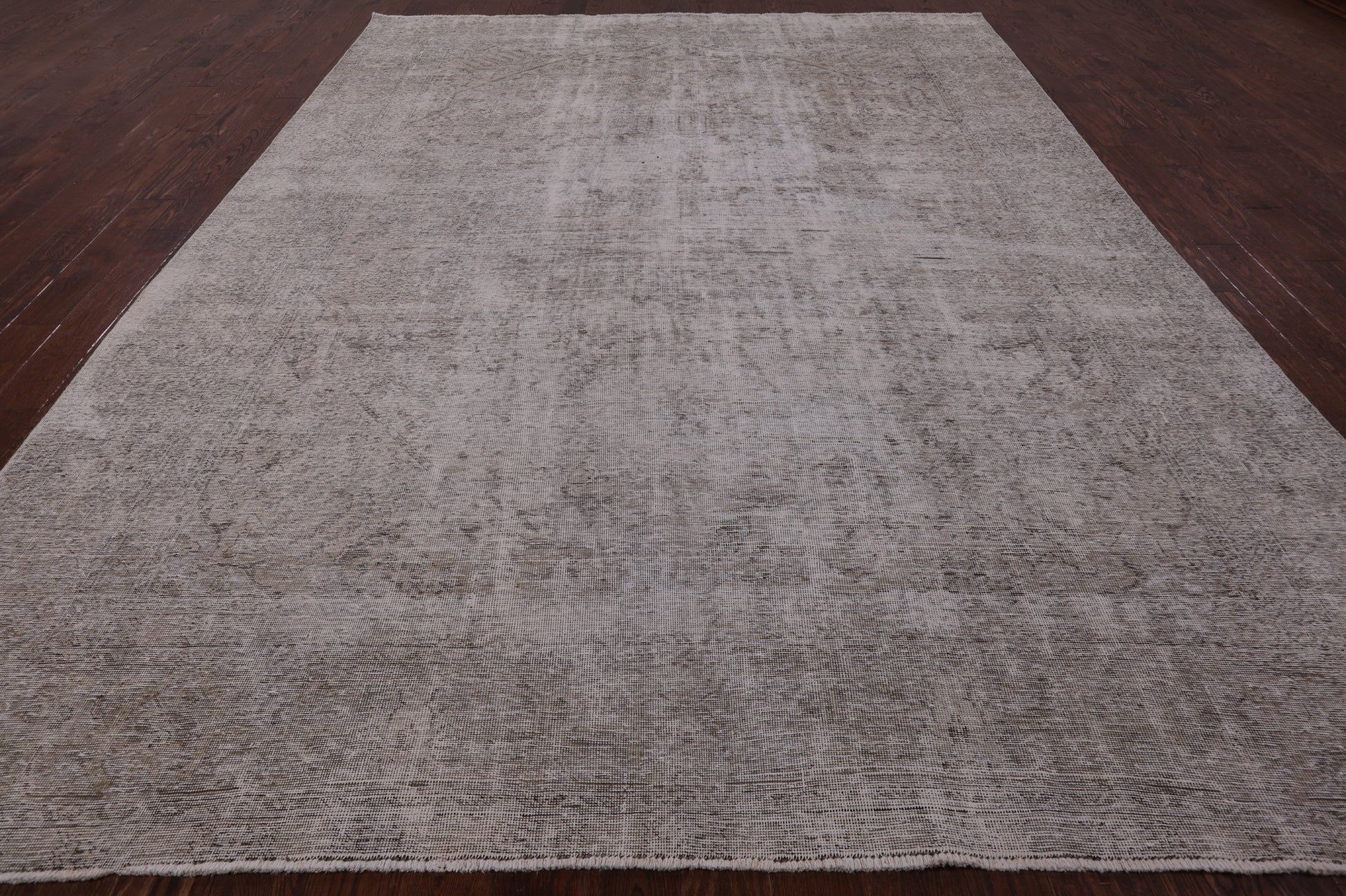 Persian Vintage White Wash Hand Knotted Wool Rug - 9' 4" X 12' 7" - Golden Nile
