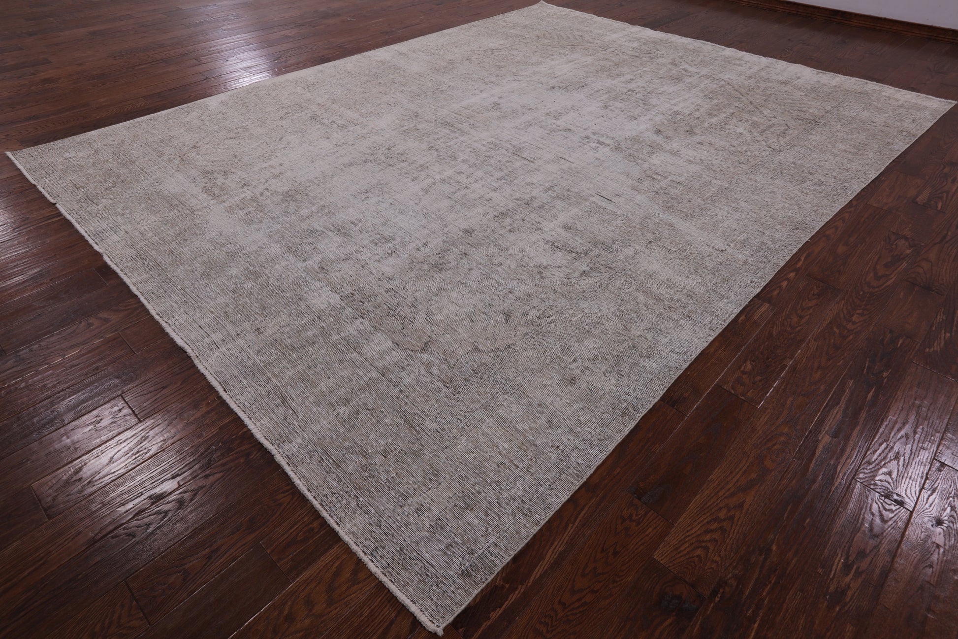 Persian Vintage White Wash Hand Knotted Wool Rug - 9' 4" X 12' 7" - Golden Nile
