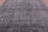 Grey Persian Overdyed Hand Knotted Wool Rug - 9' 8" X 12' 9" - Golden Nile