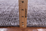 Grey Persian Overdyed Hand Knotted Wool Rug - 9' 8" X 12' 9" - Golden Nile