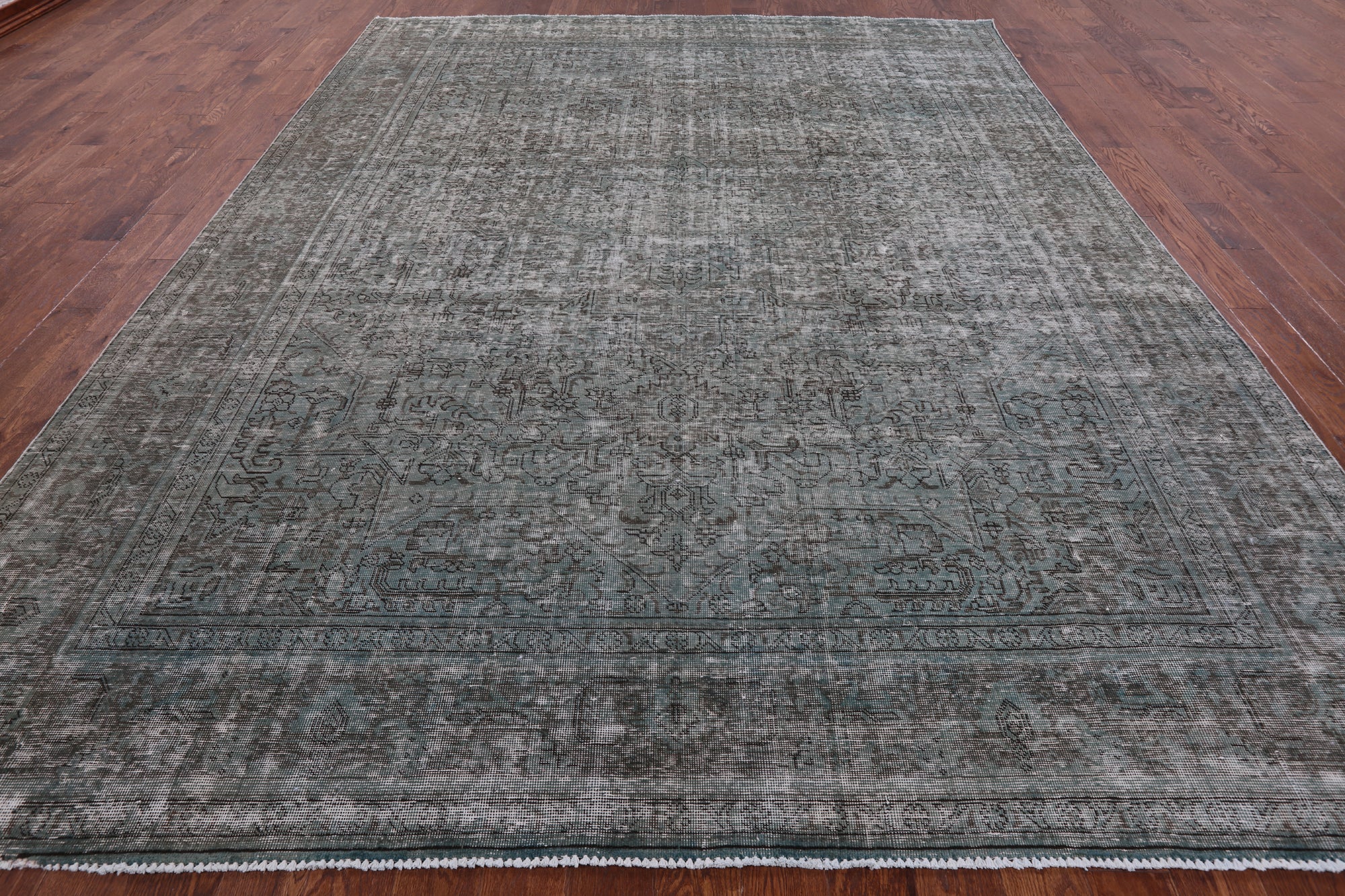 Persian Overdyed Hand Knotted Wool Rug - 9' 7" X 12' 5" - Golden Nile