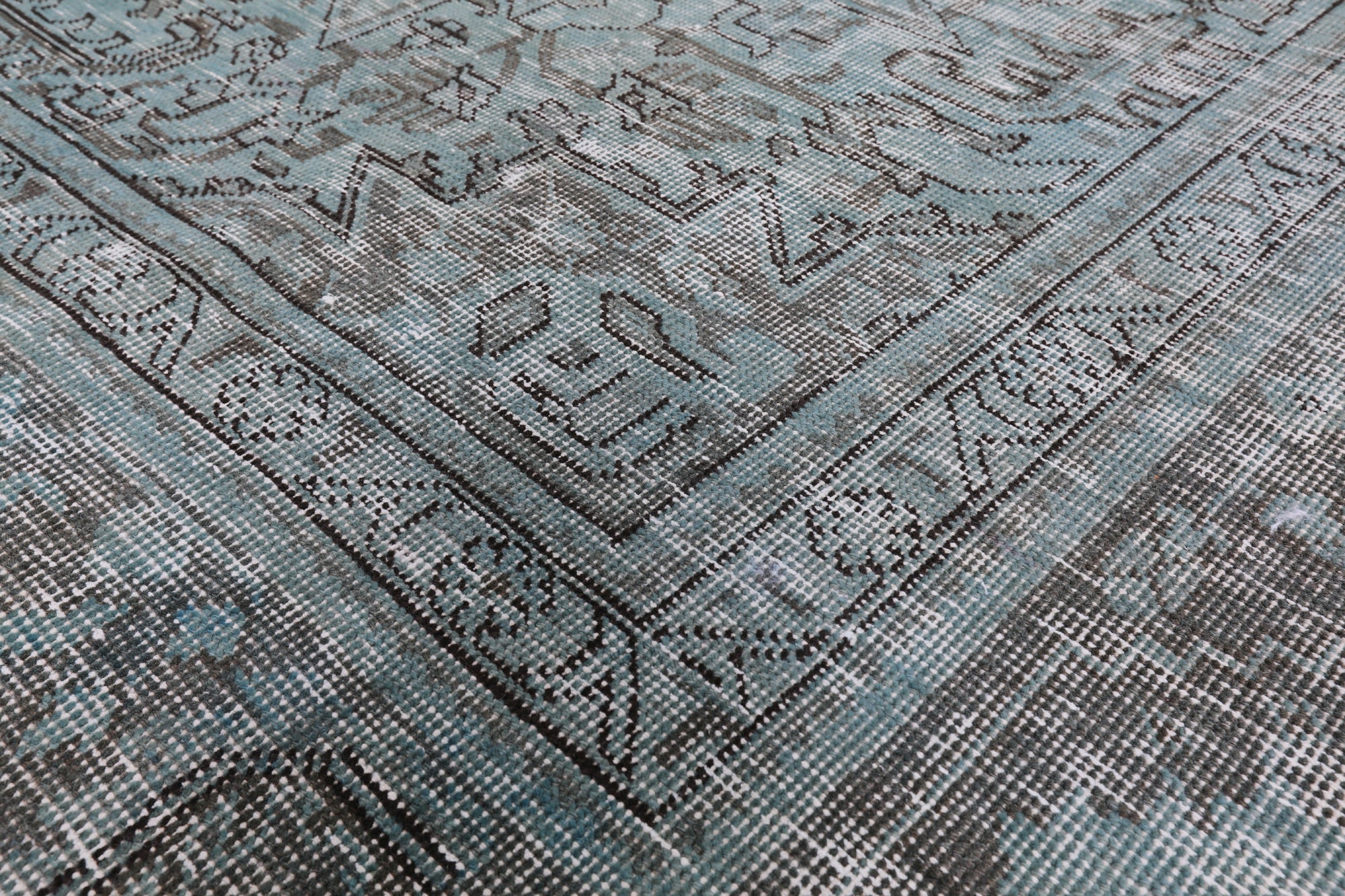 Persian Overdyed Hand Knotted Wool Rug - 9' 7" X 12' 5" - Golden Nile