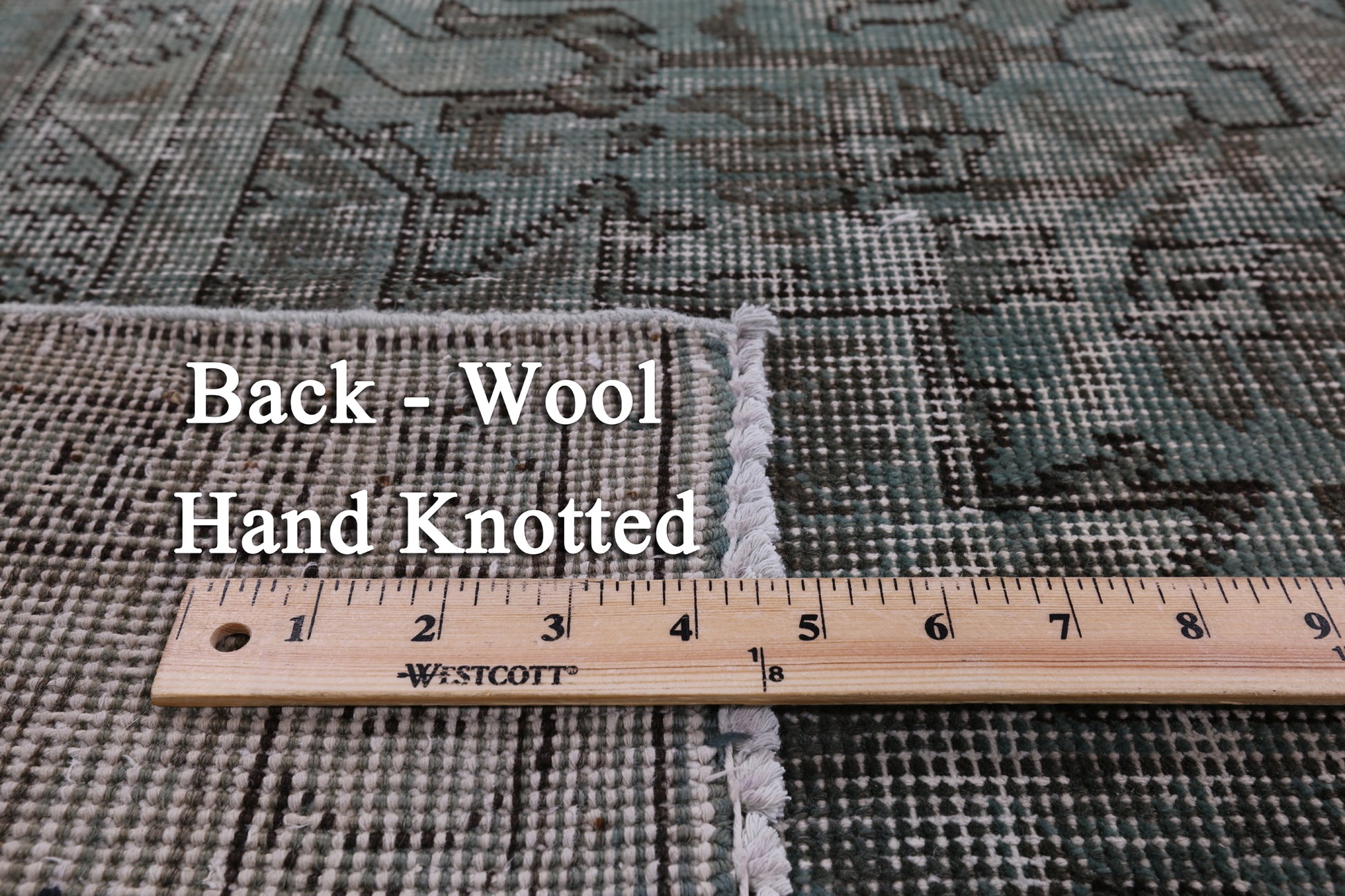 Persian Overdyed Hand Knotted Wool Rug - 9' 7" X 12' 5" - Golden Nile