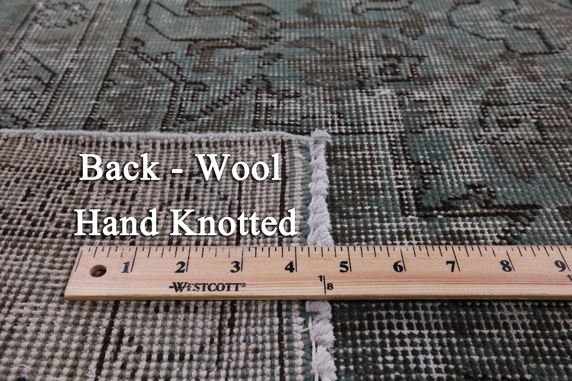 Persian Overdyed Hand Knotted Wool Rug - 9' 7" X 12' 5" - Golden Nile