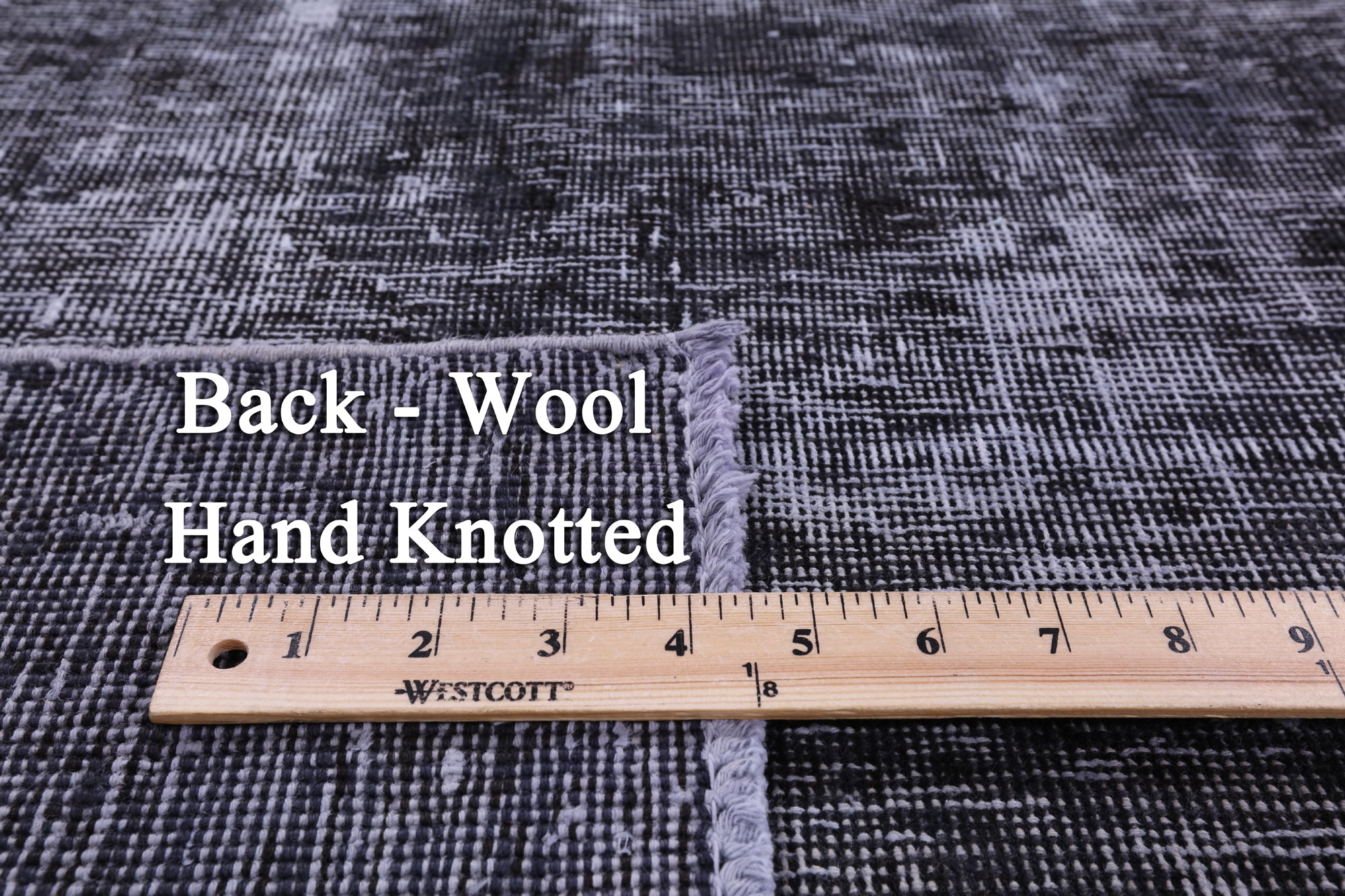 Persian Overdyed Hand Knotted Wool Rug - 8' 1" X 10' 10" - Golden Nile