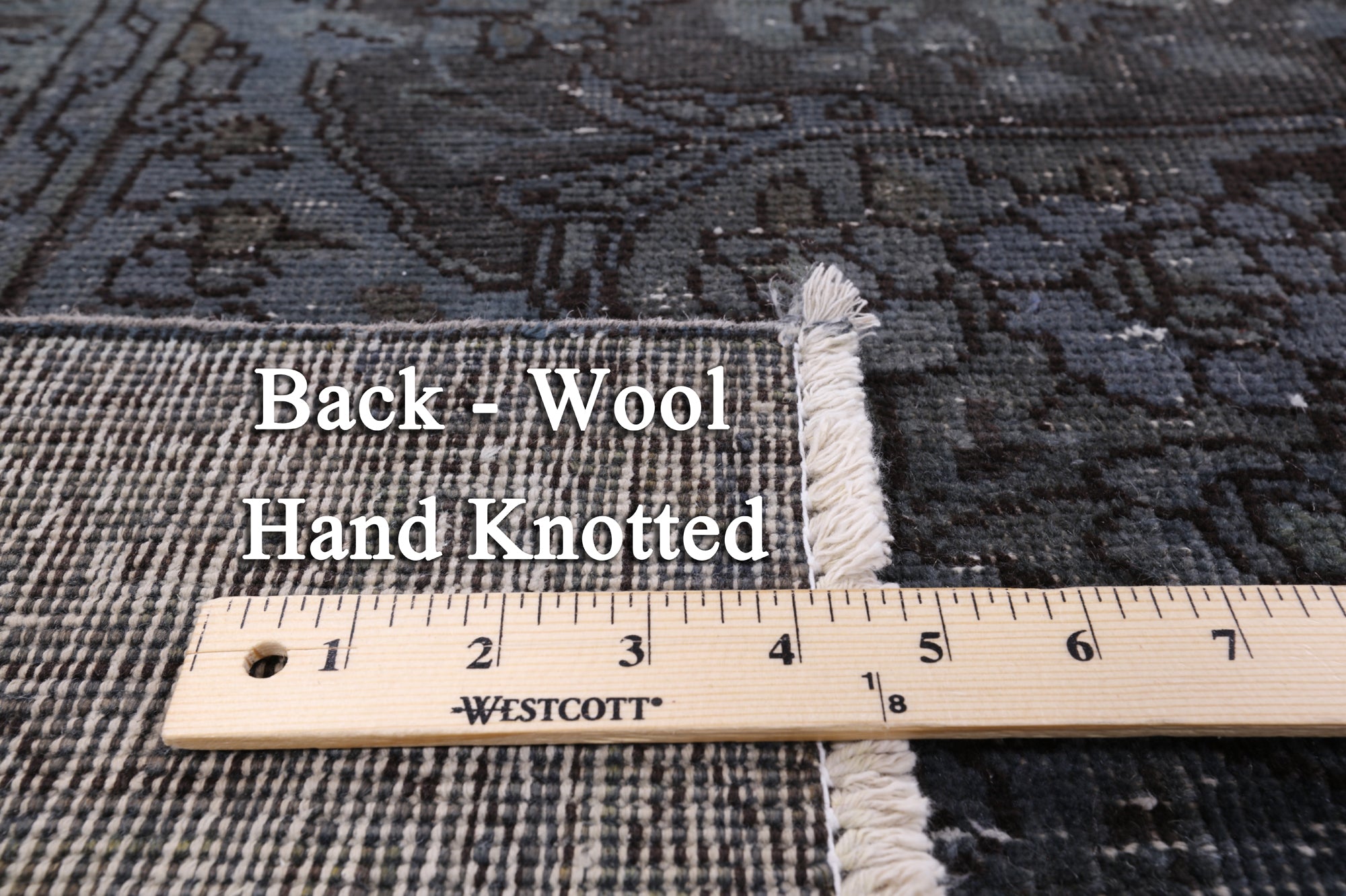 Persian Overdyed Handmade Wool Rug - 9' 8" X 12' 6" - Golden Nile