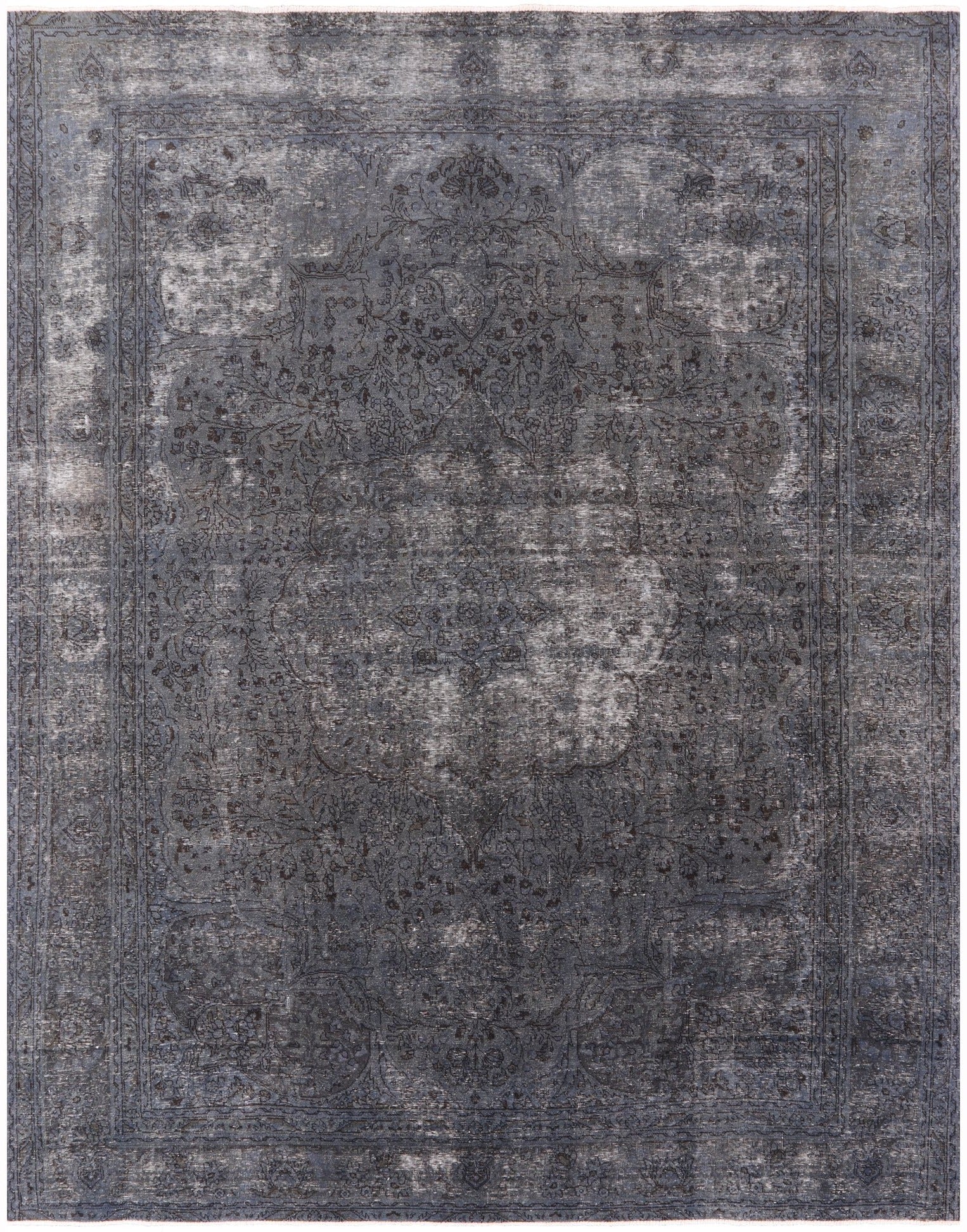 Persian Overdyed Handmade Wool Rug - 9' 8" X 12' 6" - Golden Nile