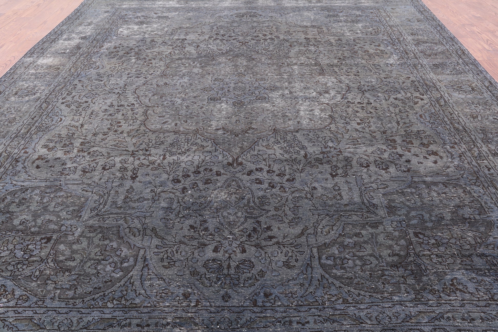 Persian Overdyed Handmade Wool Rug - 9' 8" X 12' 6" - Golden Nile