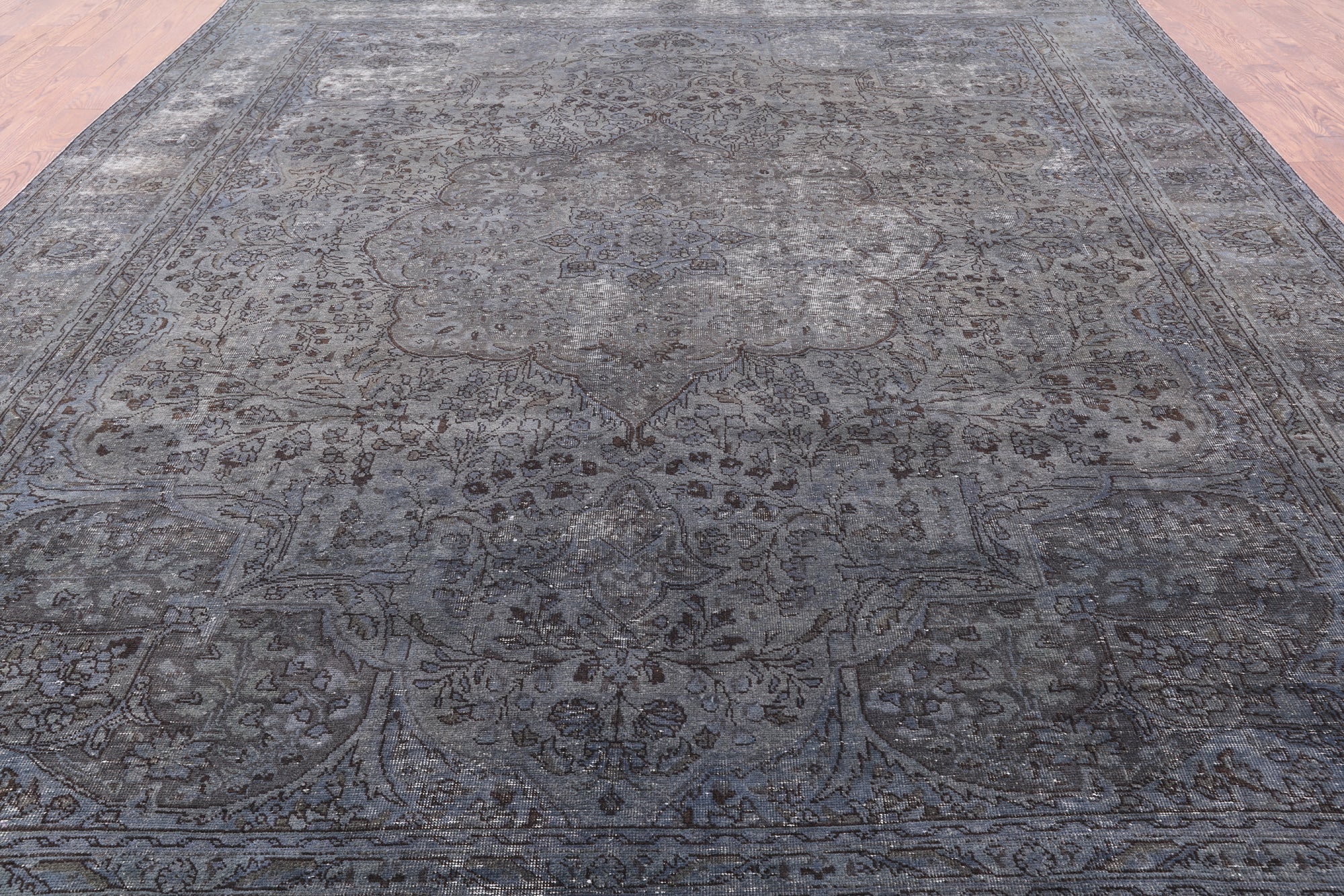 Persian Overdyed Handmade Wool Rug - 9' 8" X 12' 6" - Golden Nile