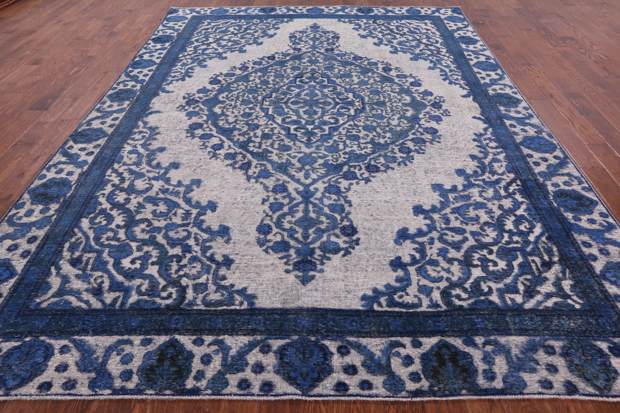 Persian Overdyed Hand Knotted Wool Rug - 9' 1" X 12' 0" - Golden Nile