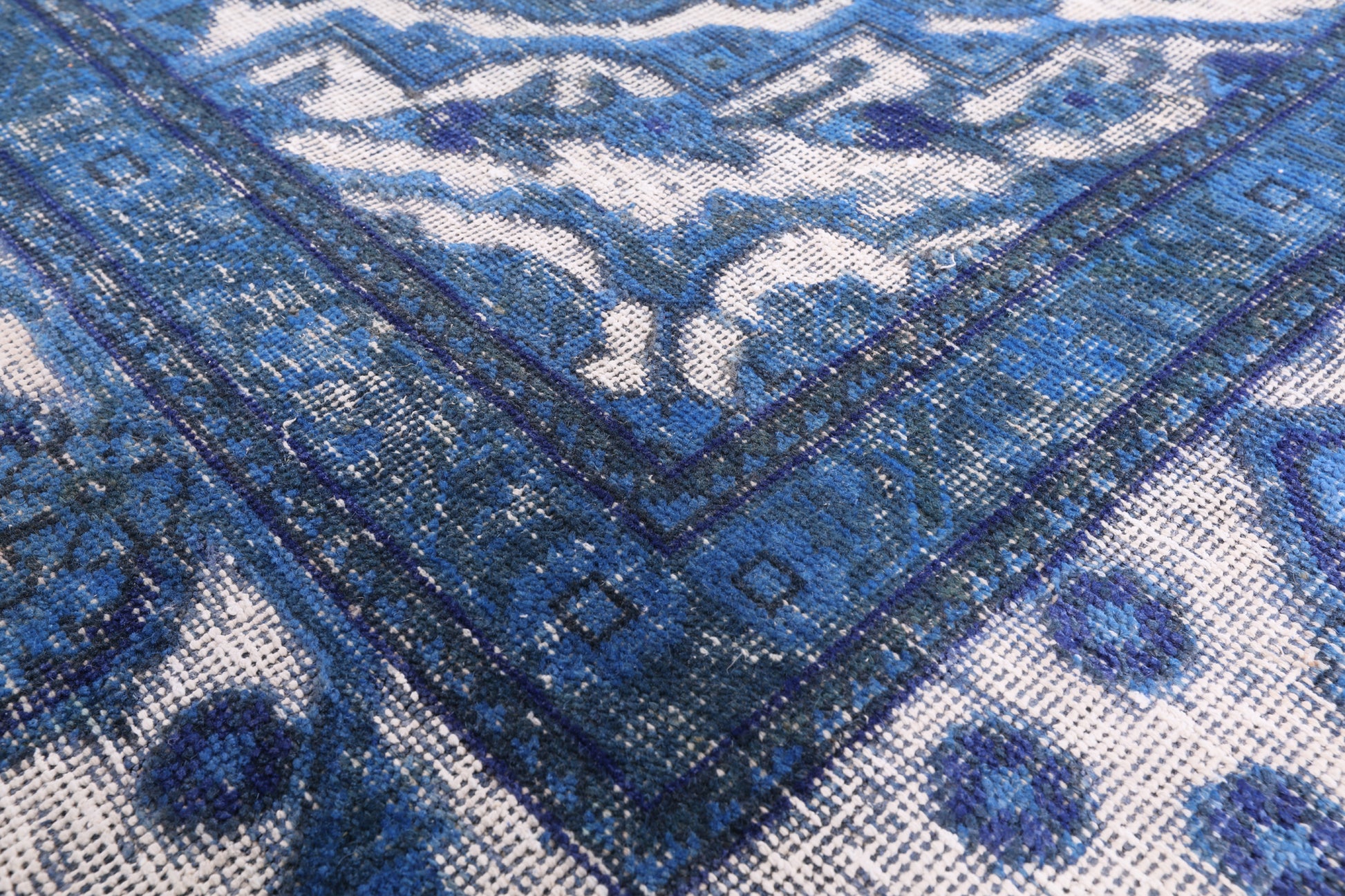 Persian Overdyed Hand Knotted Wool Rug - 9' 1" X 12' 0" - Golden Nile
