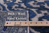 Persian Overdyed Hand Knotted Wool Rug - 9' 1" X 12' 0" - Golden Nile
