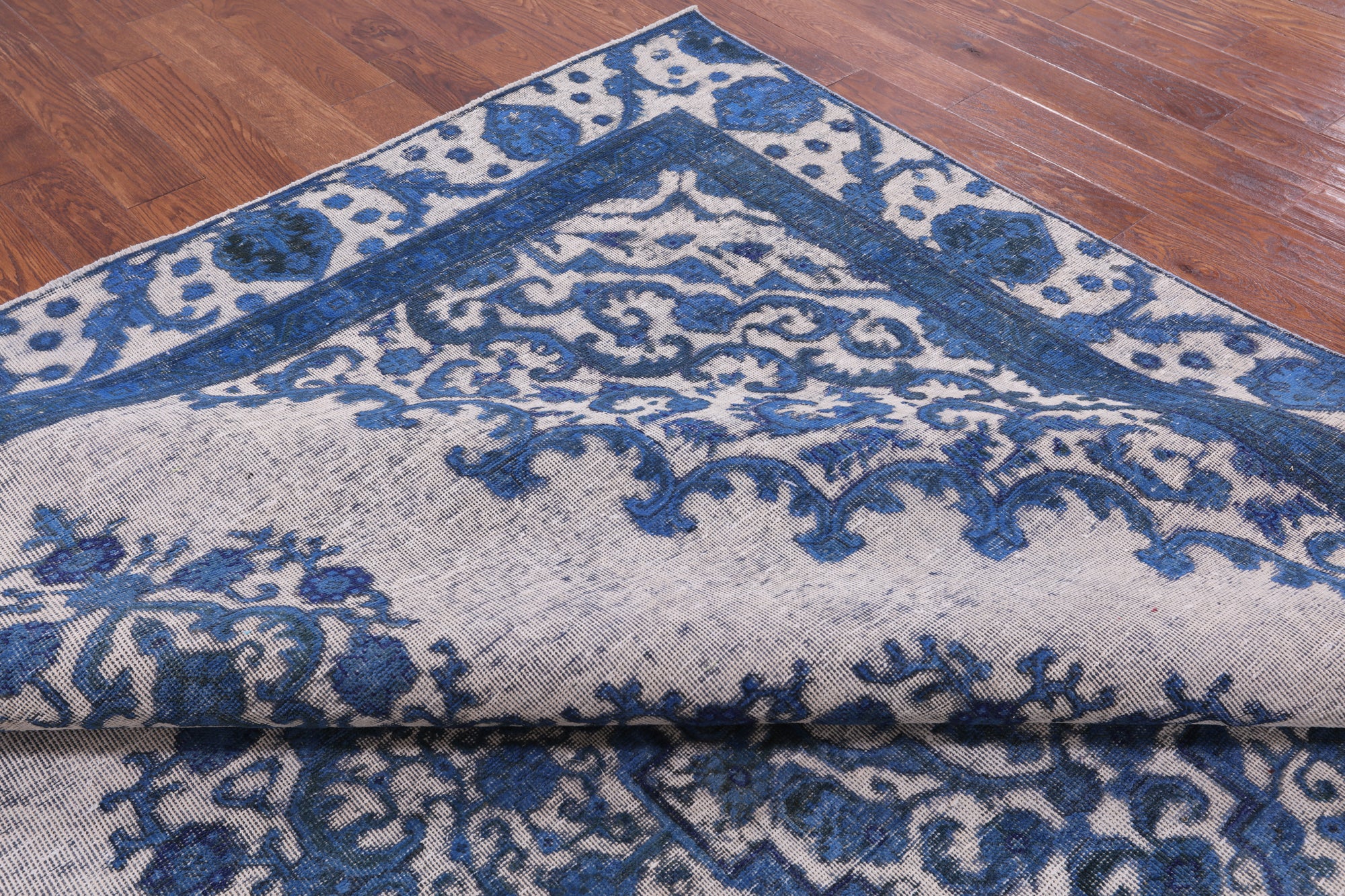 Persian Overdyed Hand Knotted Wool Rug - 9' 1" X 12' 0" - Golden Nile