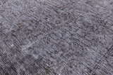 Grey Persian Overdyed Hand Knotted Wool Rug - 9' 10" X 12' 8" - Golden Nile