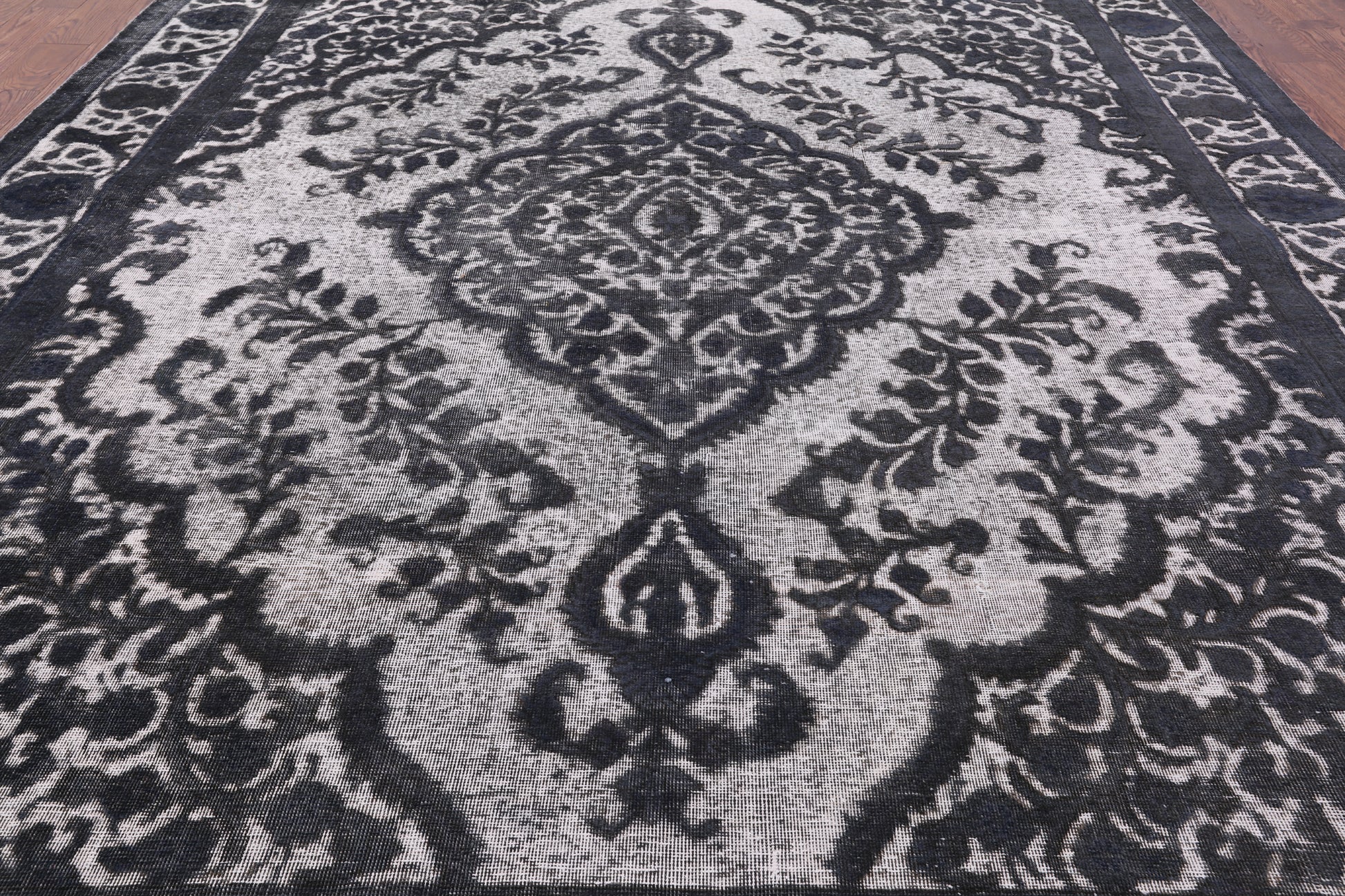 Persian Overdyed Hand Knotted Wool Rug - 9' 4" X 12' 0" - Golden Nile