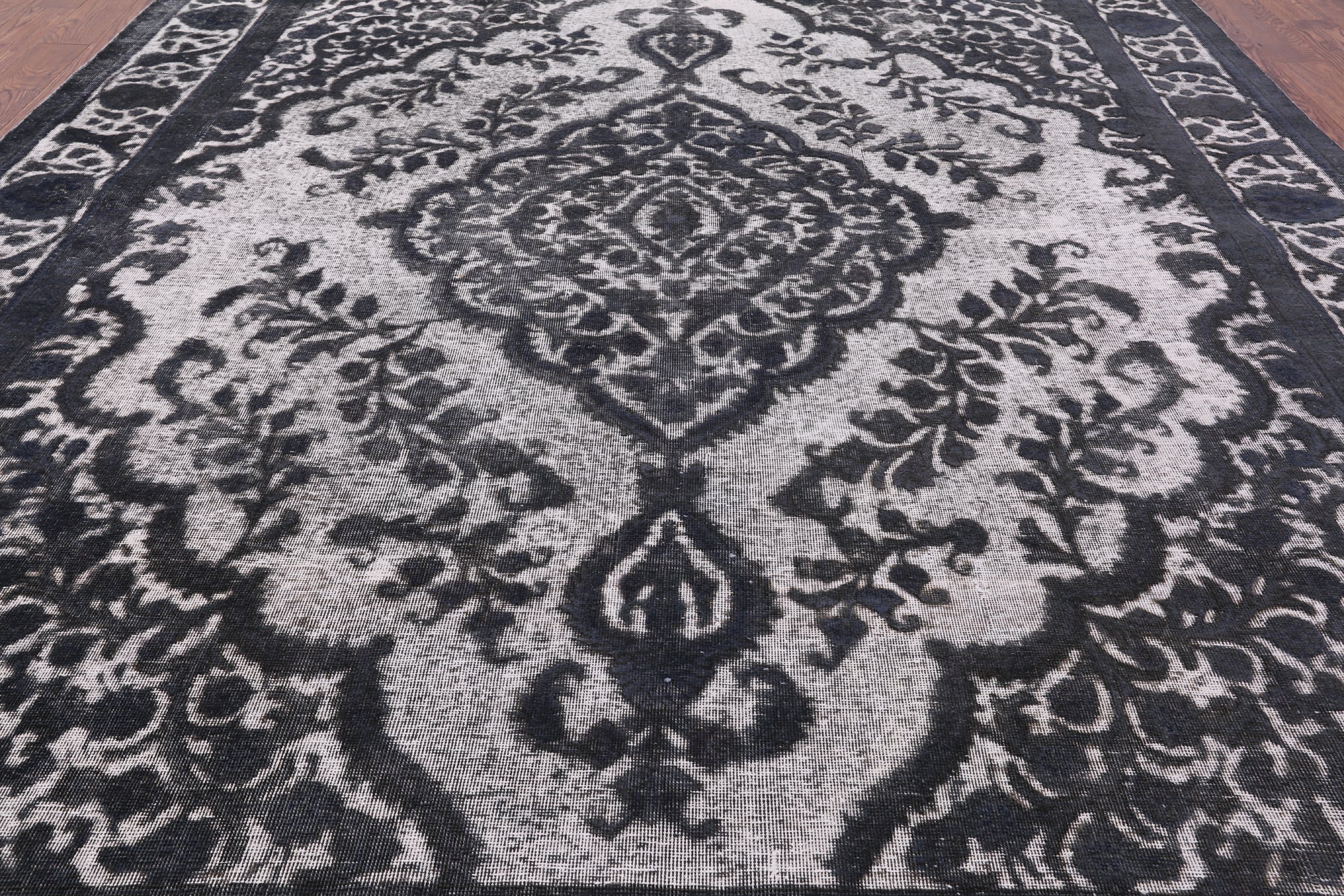 Persian Overdyed Hand Knotted Wool Rug - 9' 4" X 12' 0" - Golden Nile