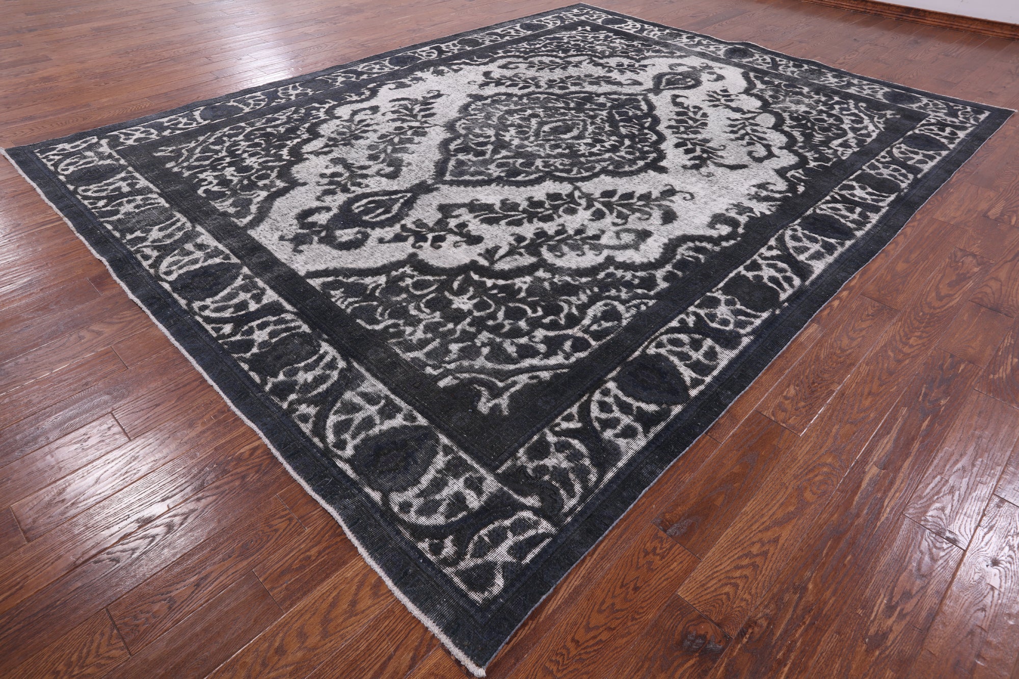 Persian Overdyed Hand Knotted Wool Rug - 9' 4" X 12' 0" - Golden Nile