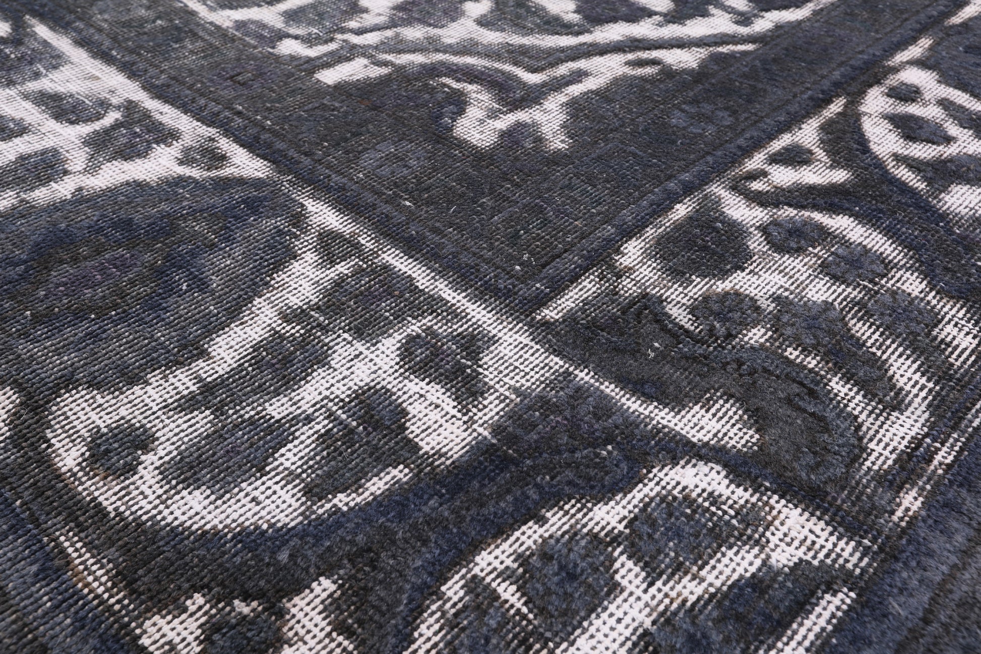 Persian Overdyed Hand Knotted Wool Rug - 9' 4" X 12' 0" - Golden Nile