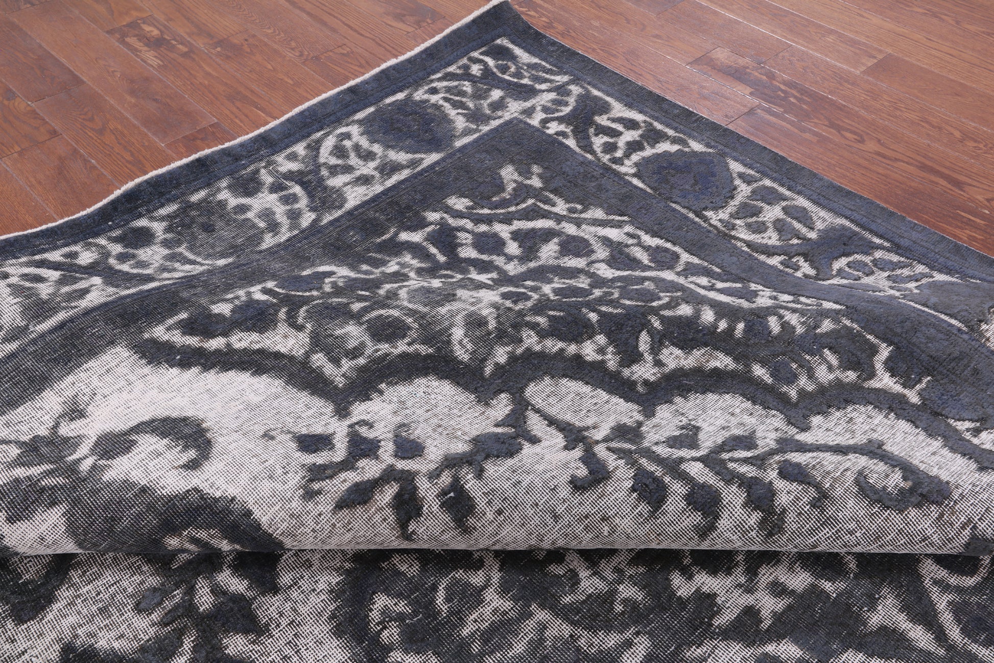 Persian Overdyed Hand Knotted Wool Rug - 9' 4" X 12' 0" - Golden Nile