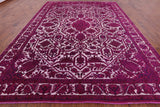 Pink Persian Overdyed Hand Knotted Wool Rug - 9' 8" X 13' 0" - Golden Nile