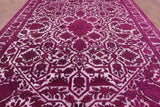 Pink Persian Overdyed Hand Knotted Wool Rug - 9' 8" X 13' 0" - Golden Nile