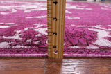 Pink Persian Overdyed Hand Knotted Wool Rug - 9' 5" X 12' 6" - Golden Nile