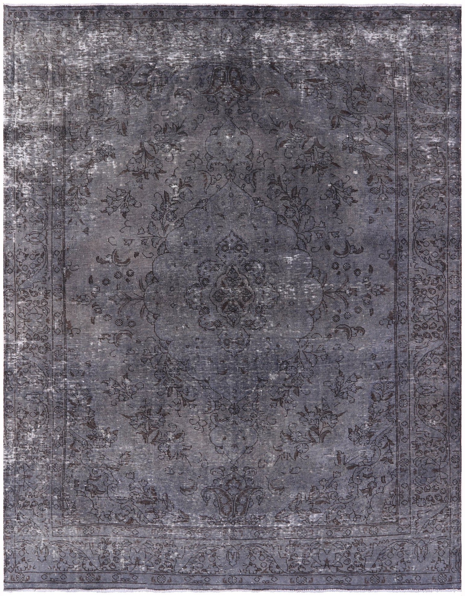Persian Overdyed Handmade Wool Rug - 8' 3" X 10' 9" - Golden Nile