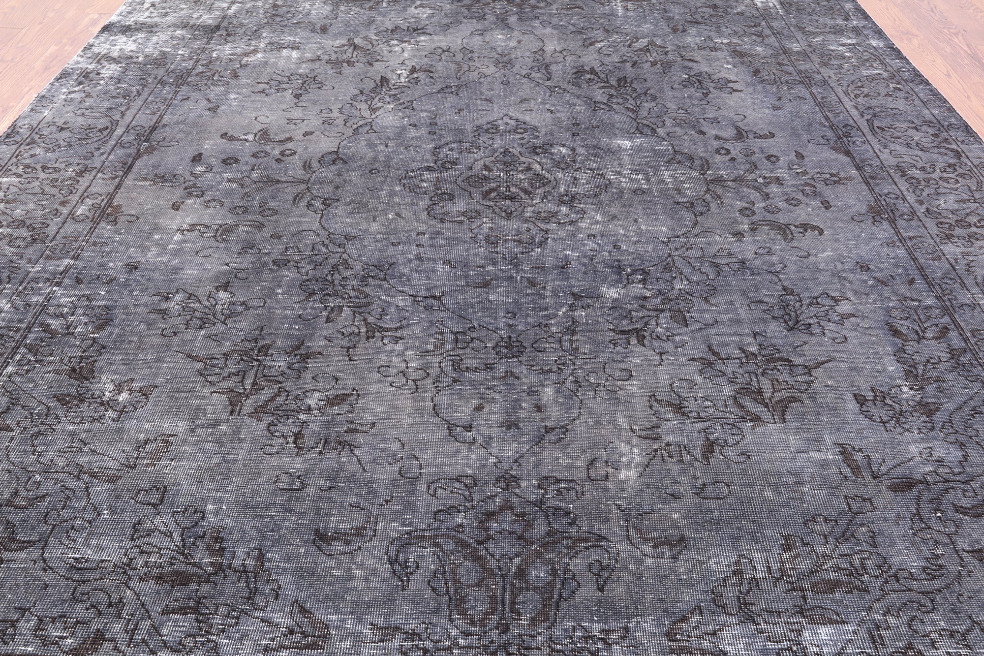 Persian Overdyed Handmade Wool Rug - 8' 3" X 10' 9" - Golden Nile