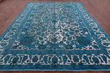 Persian Overdyed Hand Knotted Wool Rug - 9' 8" X 13' 0" - Golden Nile