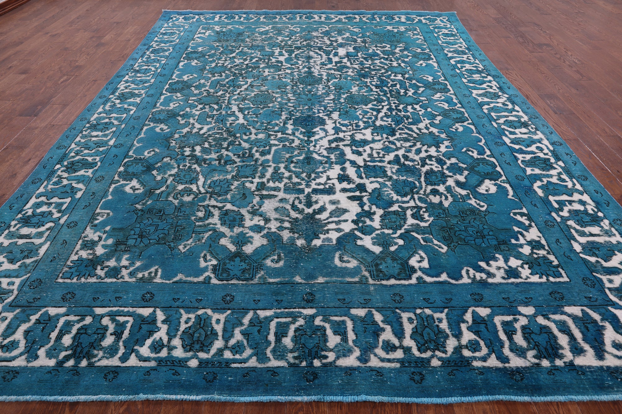 Persian Overdyed Hand Knotted Wool Rug - 9' 8" X 13' 0" - Golden Nile