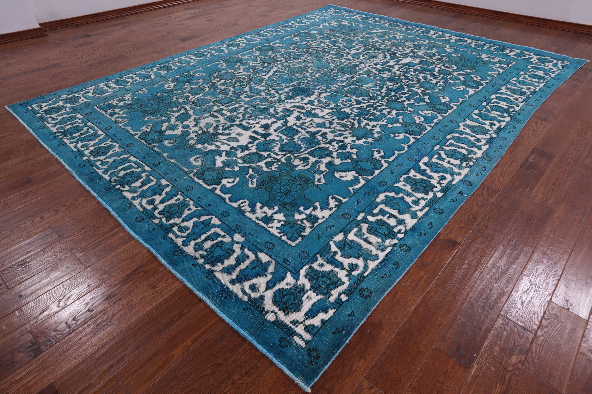 Persian Overdyed Hand Knotted Wool Rug - 9' 8" X 13' 0" - Golden Nile