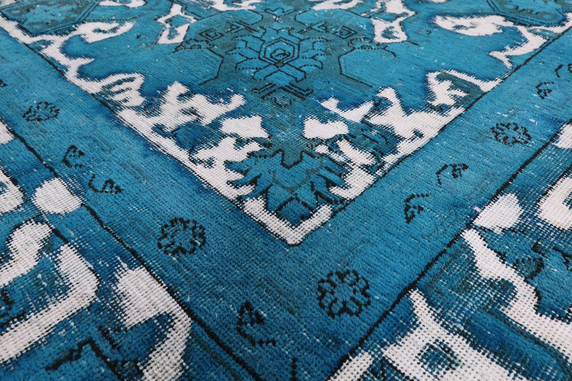 Persian Overdyed Hand Knotted Wool Rug - 9' 8" X 13' 0" - Golden Nile