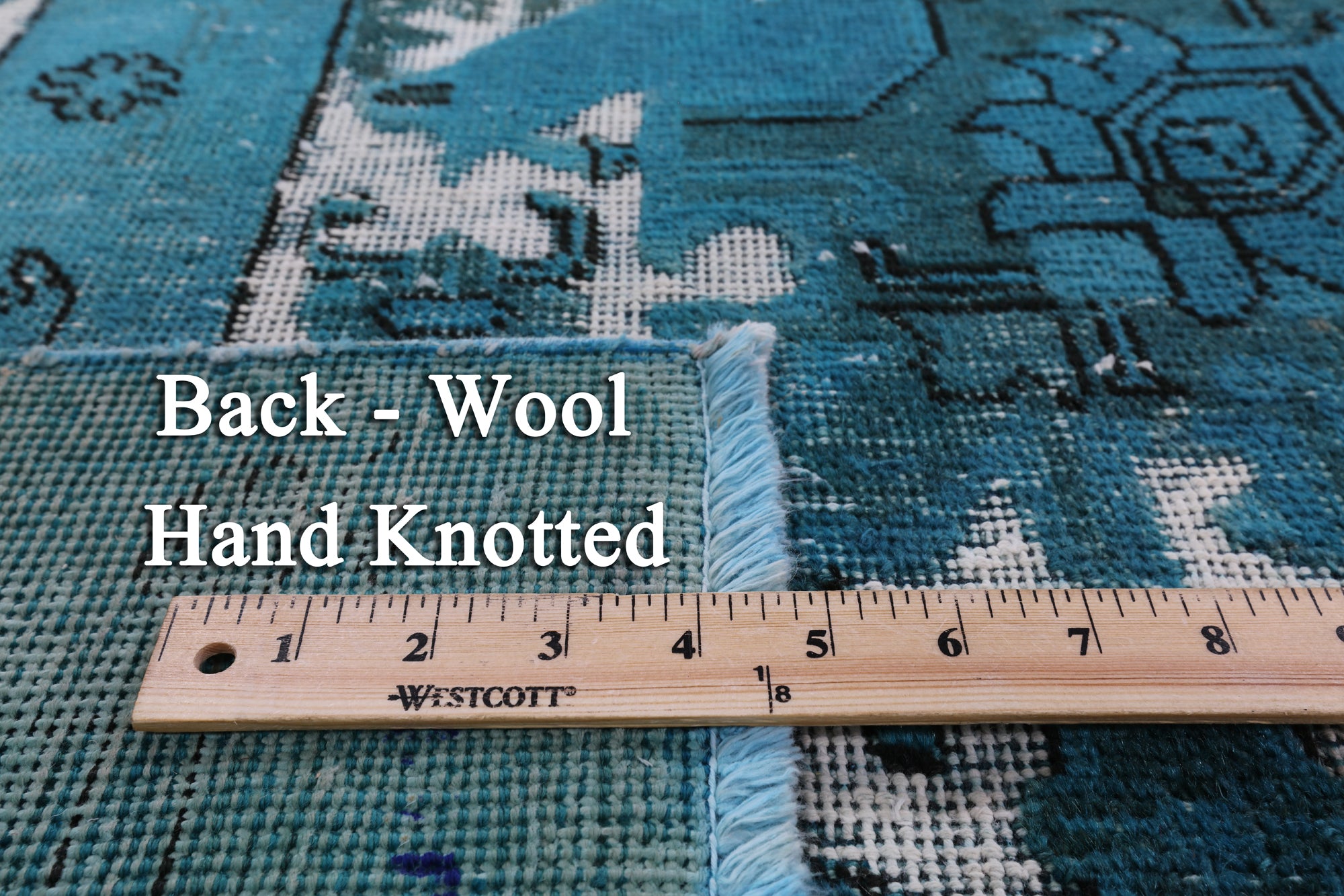 Persian Overdyed Hand Knotted Wool Rug - 9' 8" X 13' 0" - Golden Nile