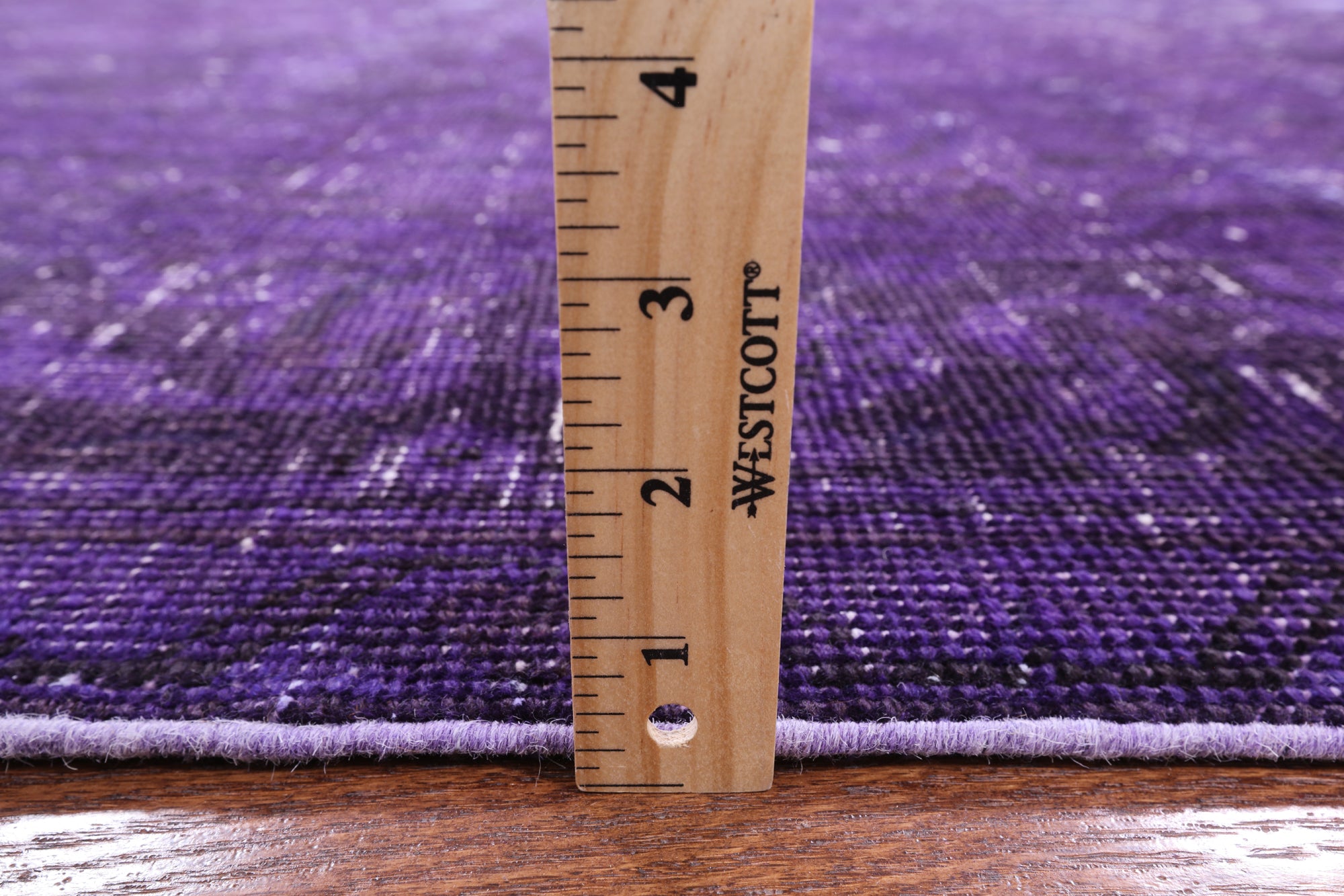Purple Persian Overdyed Handmade Wool Rug - 8' 8" X 11' 4" - Golden Nile
