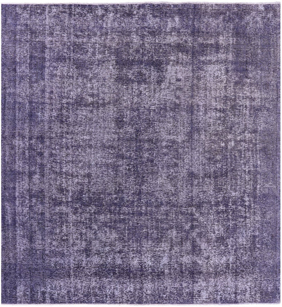 Persian Overdyed Hand Knotted Wool Rug - 9' 10" X 10' 10" - Golden Nile