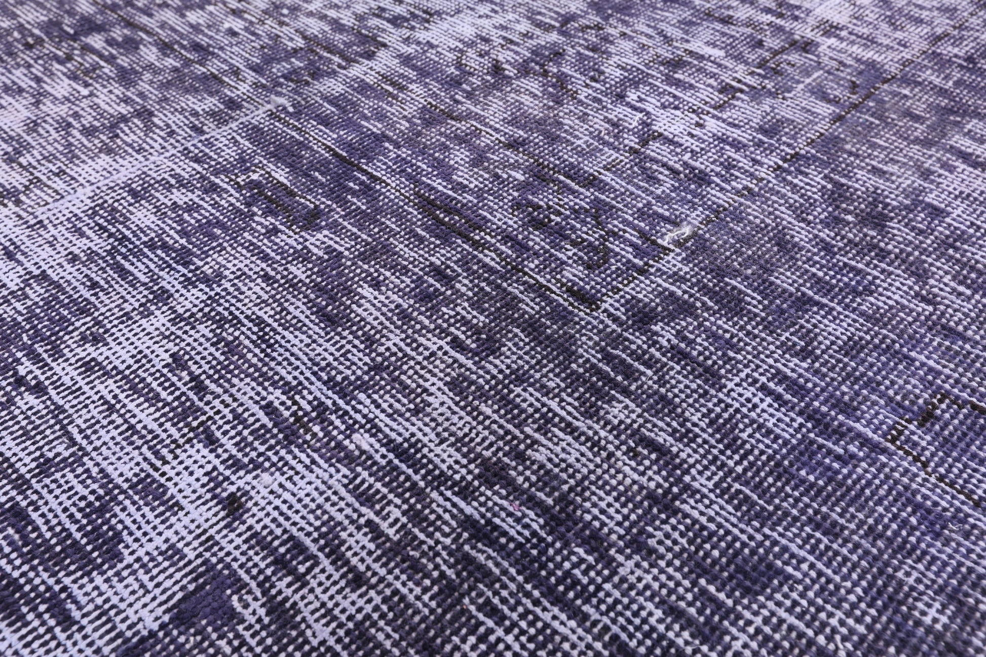 Persian Overdyed Hand Knotted Wool Rug - 9' 10" X 10' 10" - Golden Nile