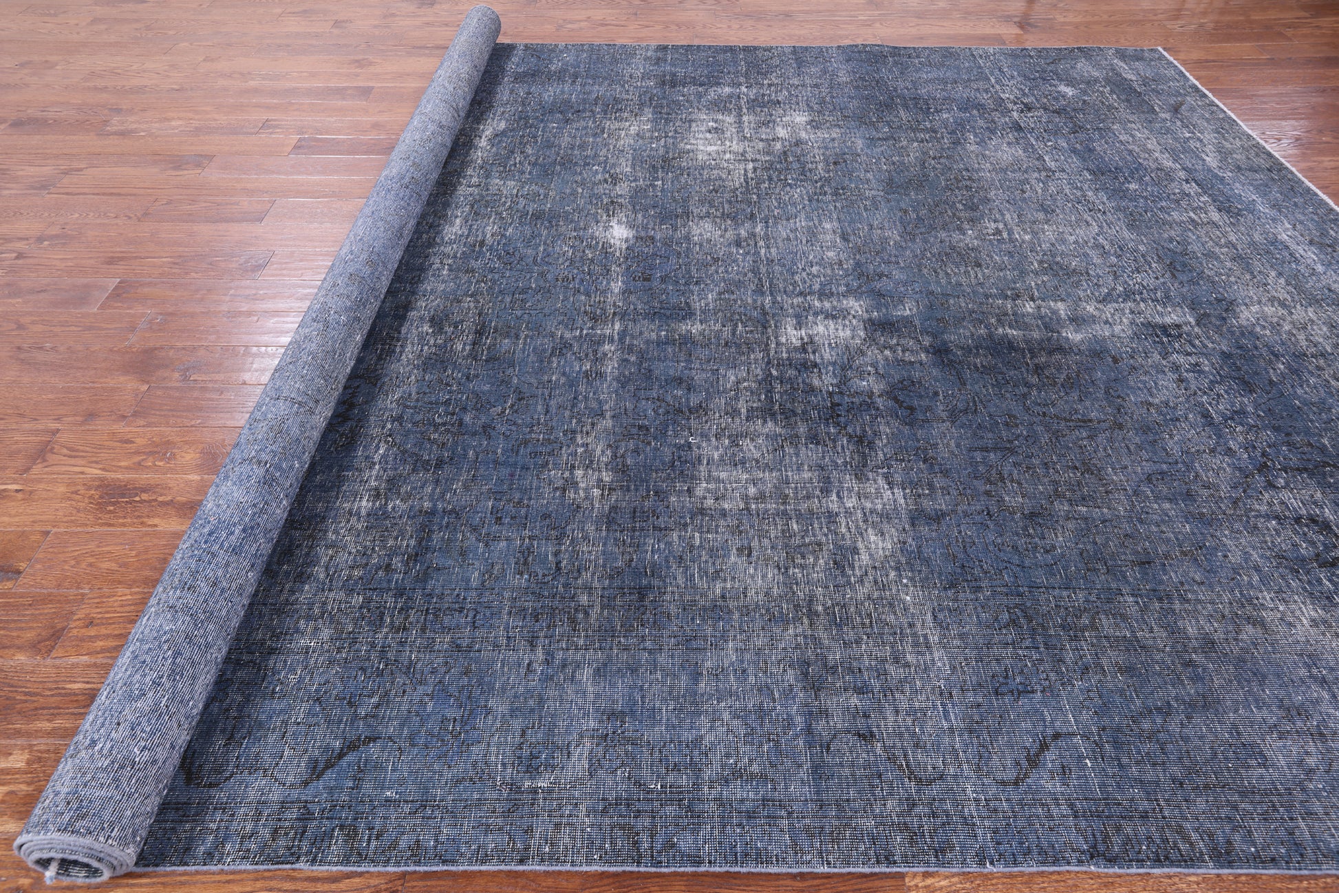 Persian Overdyed Hand Knotted Wool Rug - 9' 5" X 12' 5" - Golden Nile