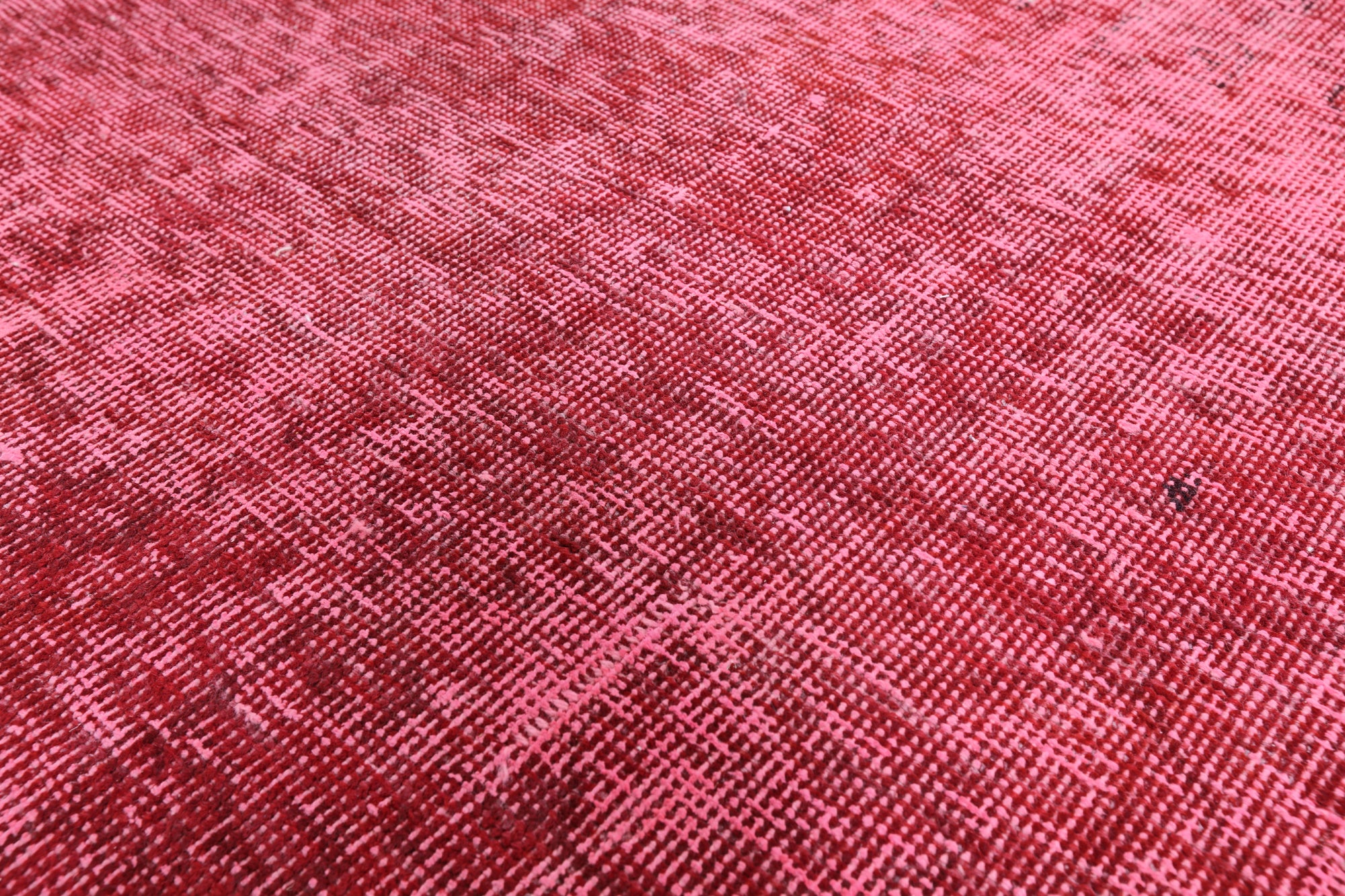 Red Persian Overdyed Handmade Wool Rug - 9' 3" X 12' 8" - Golden Nile