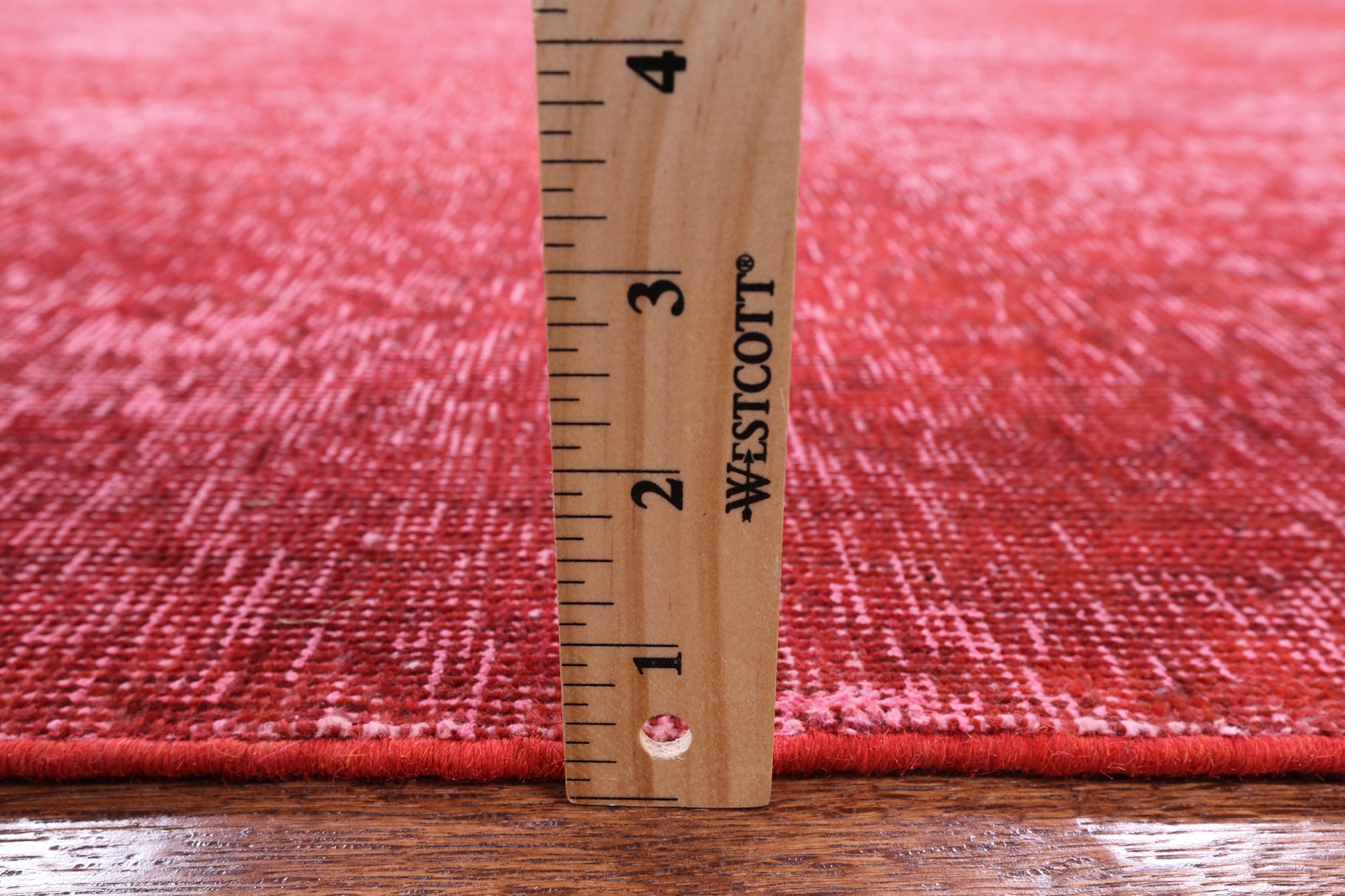 Red Persian Overdyed Handmade Wool Rug - 9' 3" X 12' 8" - Golden Nile