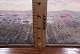 Ivory William Morris Hand Knotted Wool Rug - 9' 1" X 11' 10" - Golden Nile