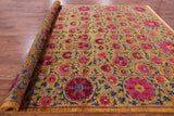 William Morris Handmade Rug - 10' 1" X 14' 4" - Golden Nile