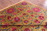 William Morris Handmade Rug - 10' 1" X 14' 4" - Golden Nile